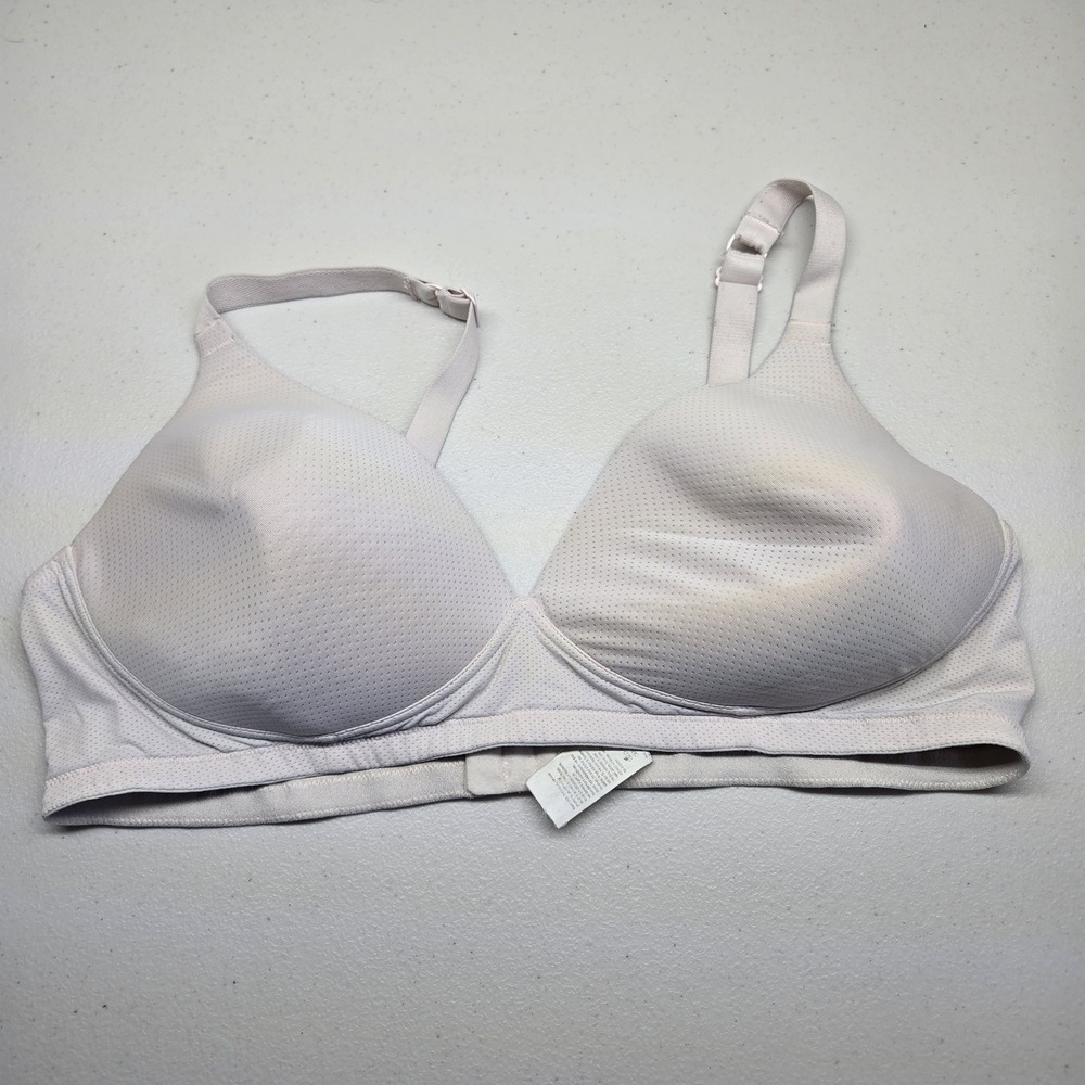 Warners Women Bra 42C White Wireless T Shirt Underwired Adjustable Straps‎